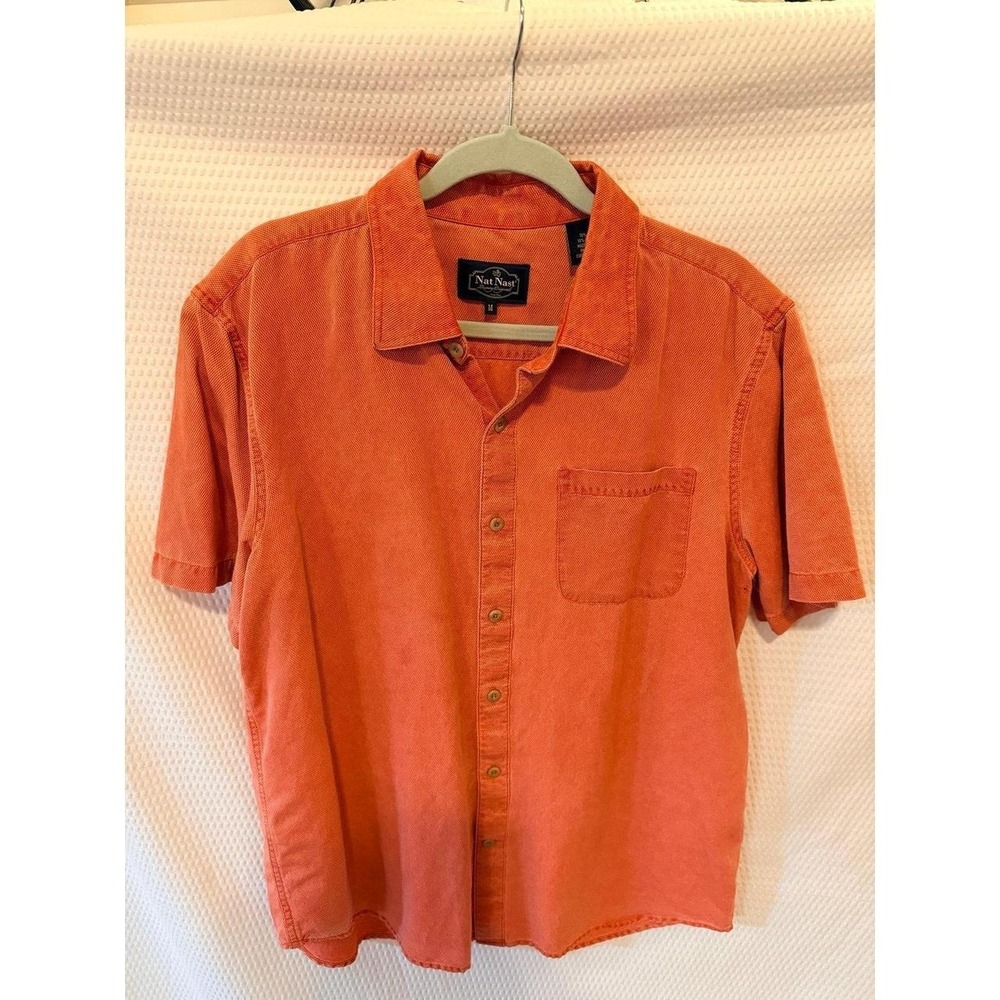 Nat Nash Button Down Shirt Men's Size Medium EUC